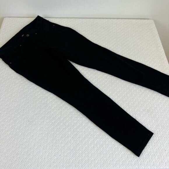 Vintage Hue Women’s Small Black Pull on Pants Jeans Trousers Stretch Jeggings - Picture 2 of 8